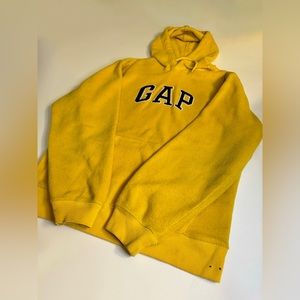 Yellow Fleece Gap Hoodie